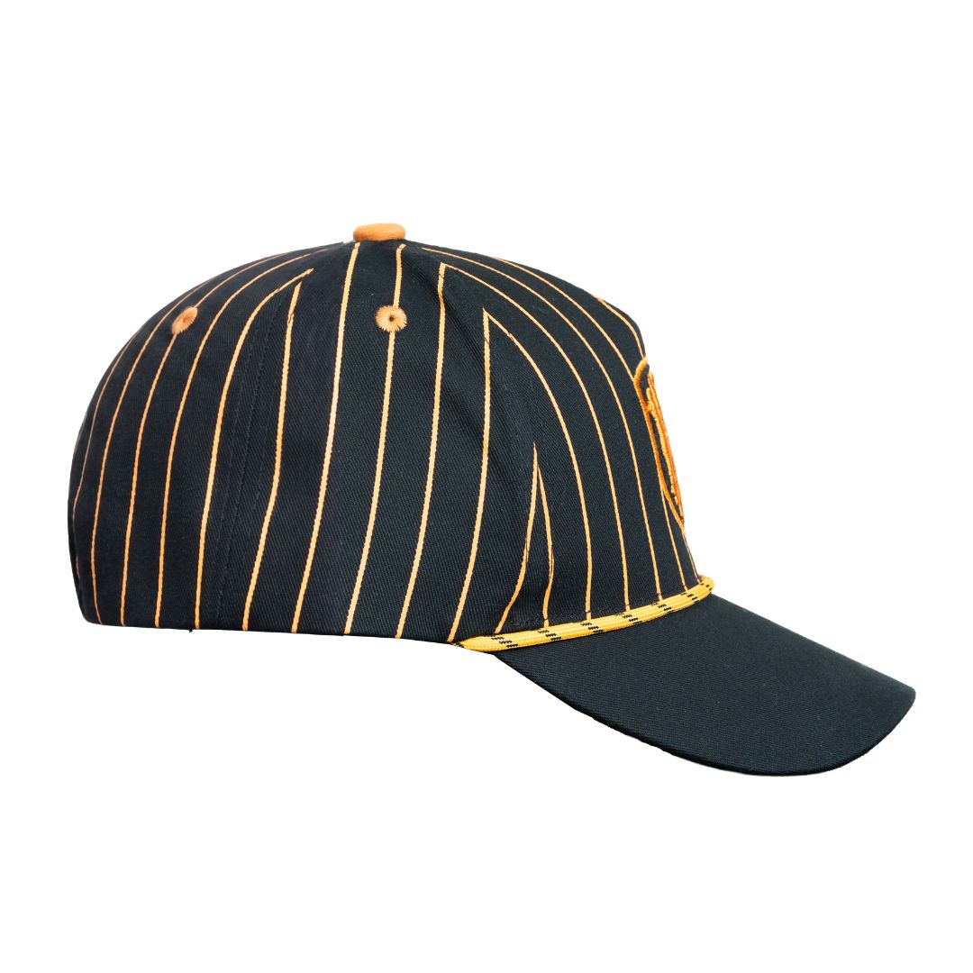 Autumn Gold & Black Stripe Hat