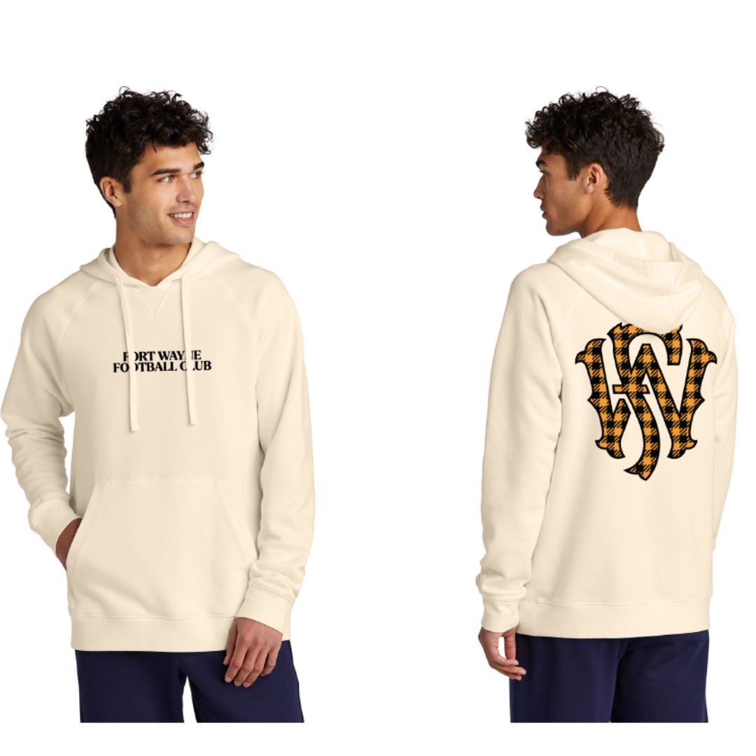 Lightweight Houndstooth Monogram Hoodie