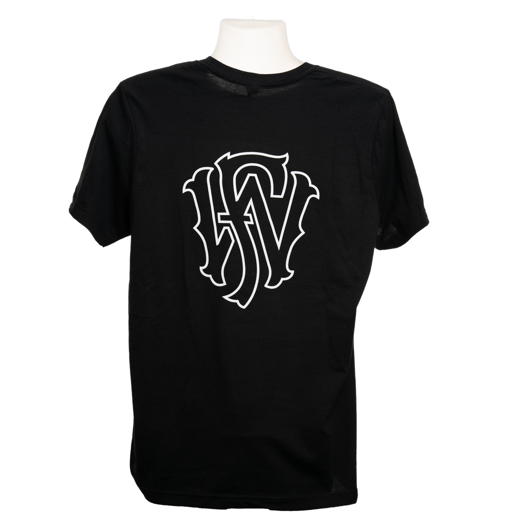 Bold Black Monogram Tee