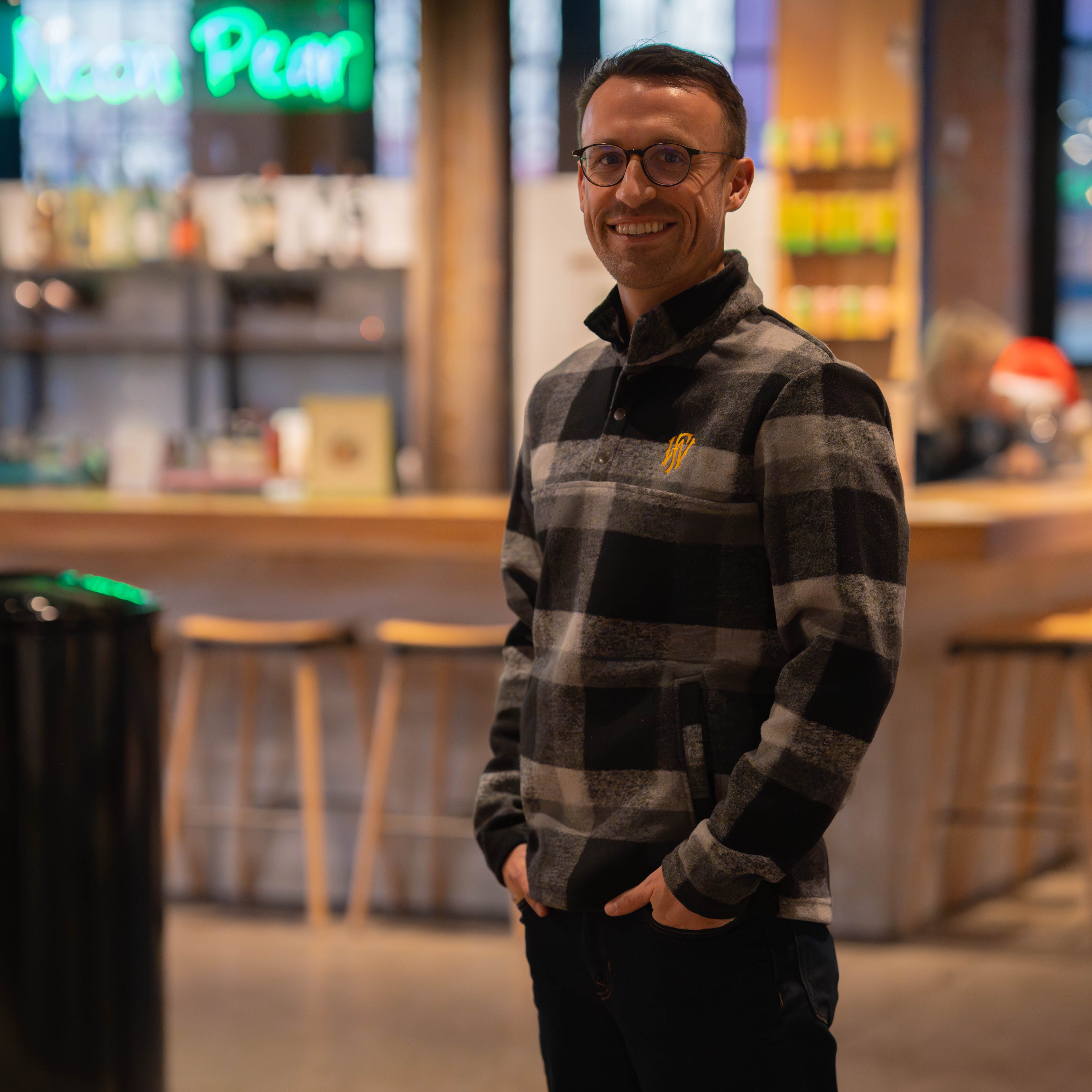 Sherpa Plaid Pullover