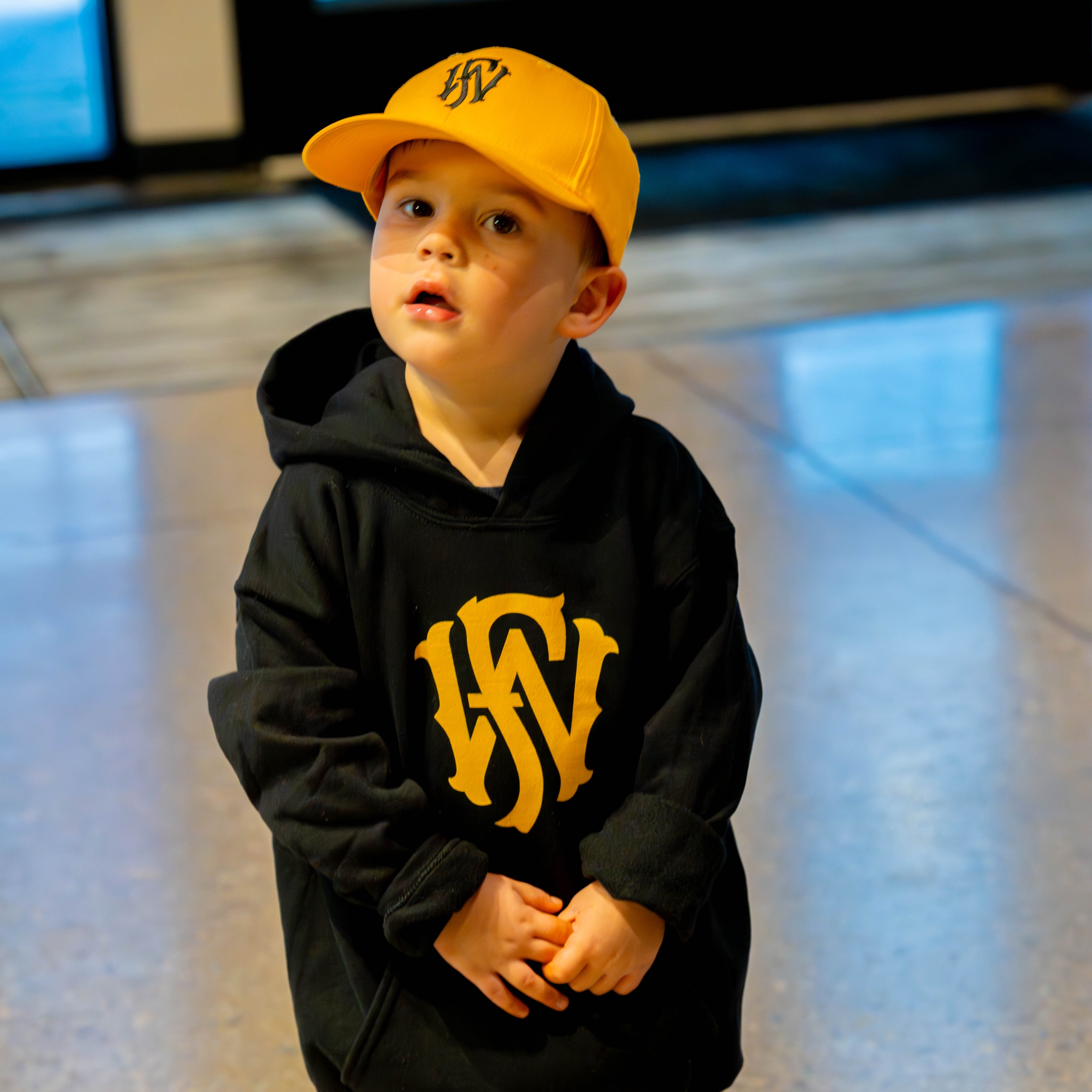 Youth Gold Monogram Hat