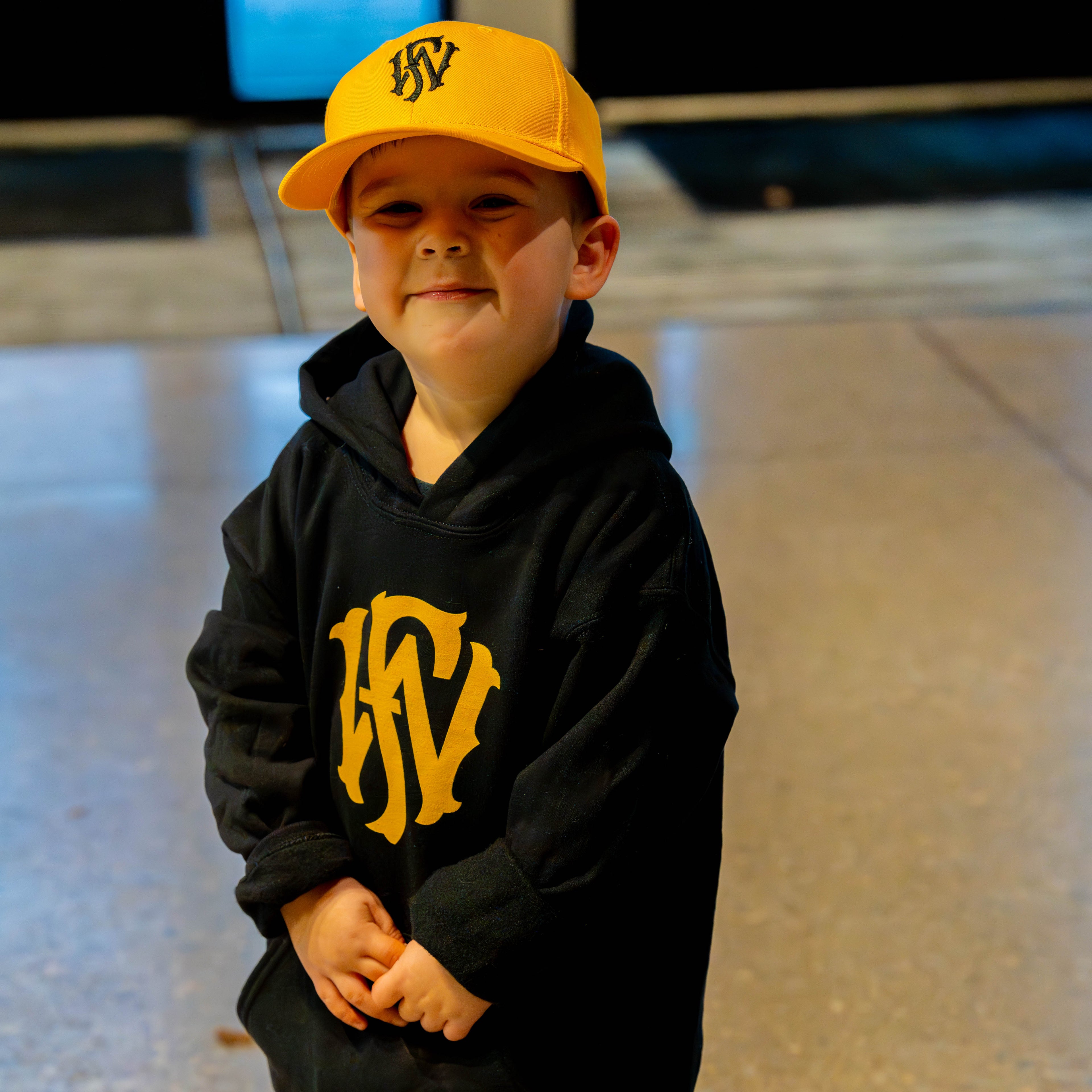 Youth Gold Monogram Hat