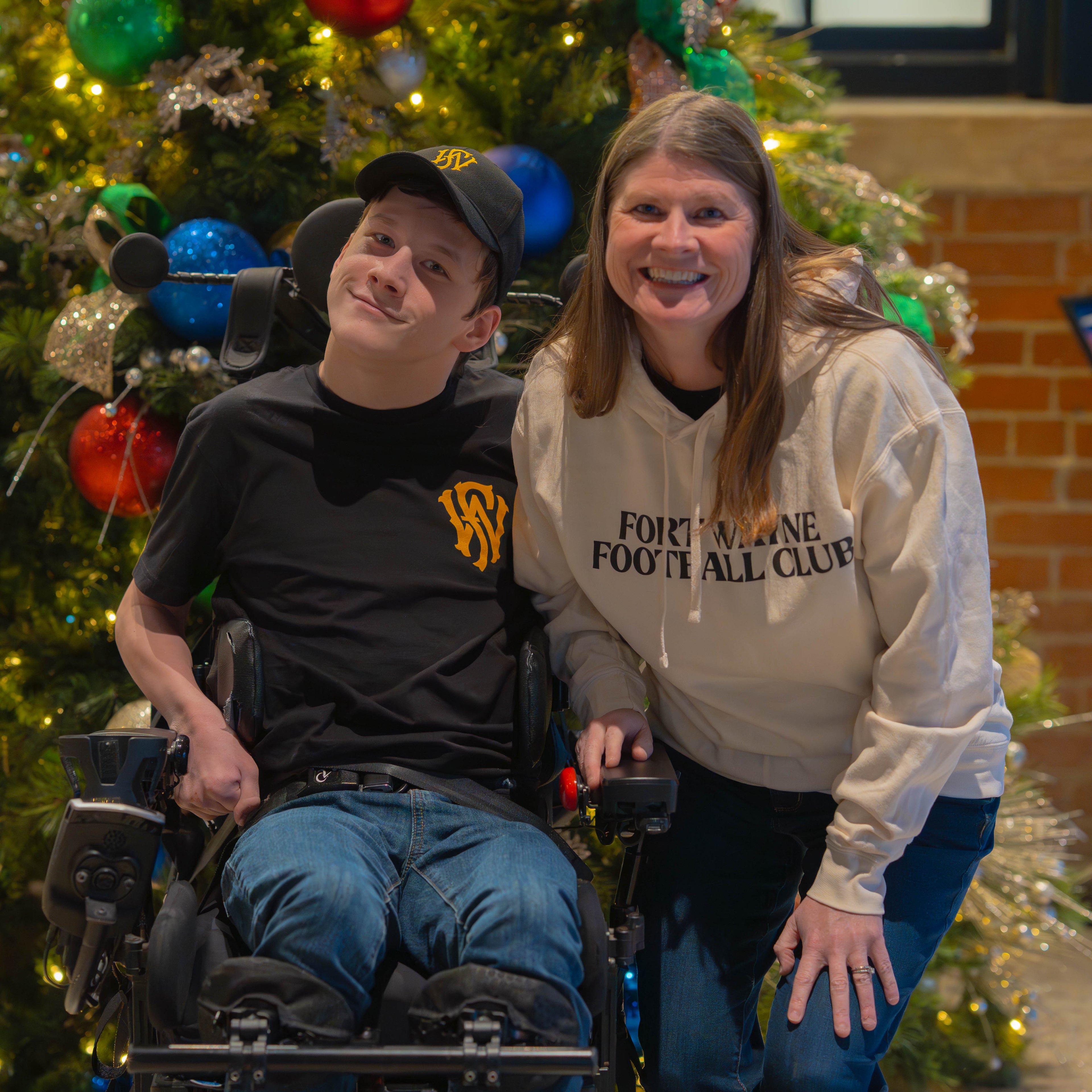 Lightweight Houndstooth Monogram Hoodie