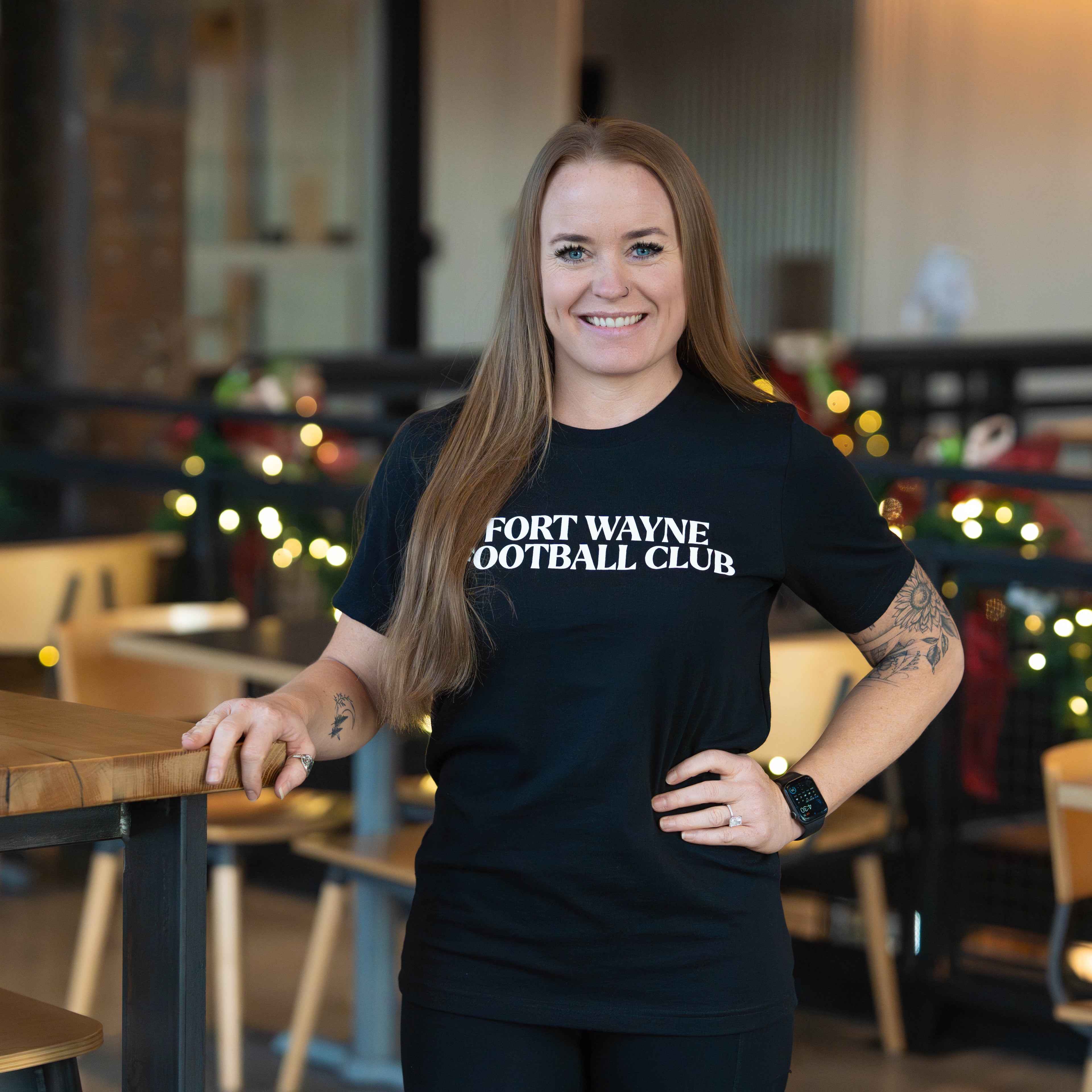 Bold Black Monogram Tee