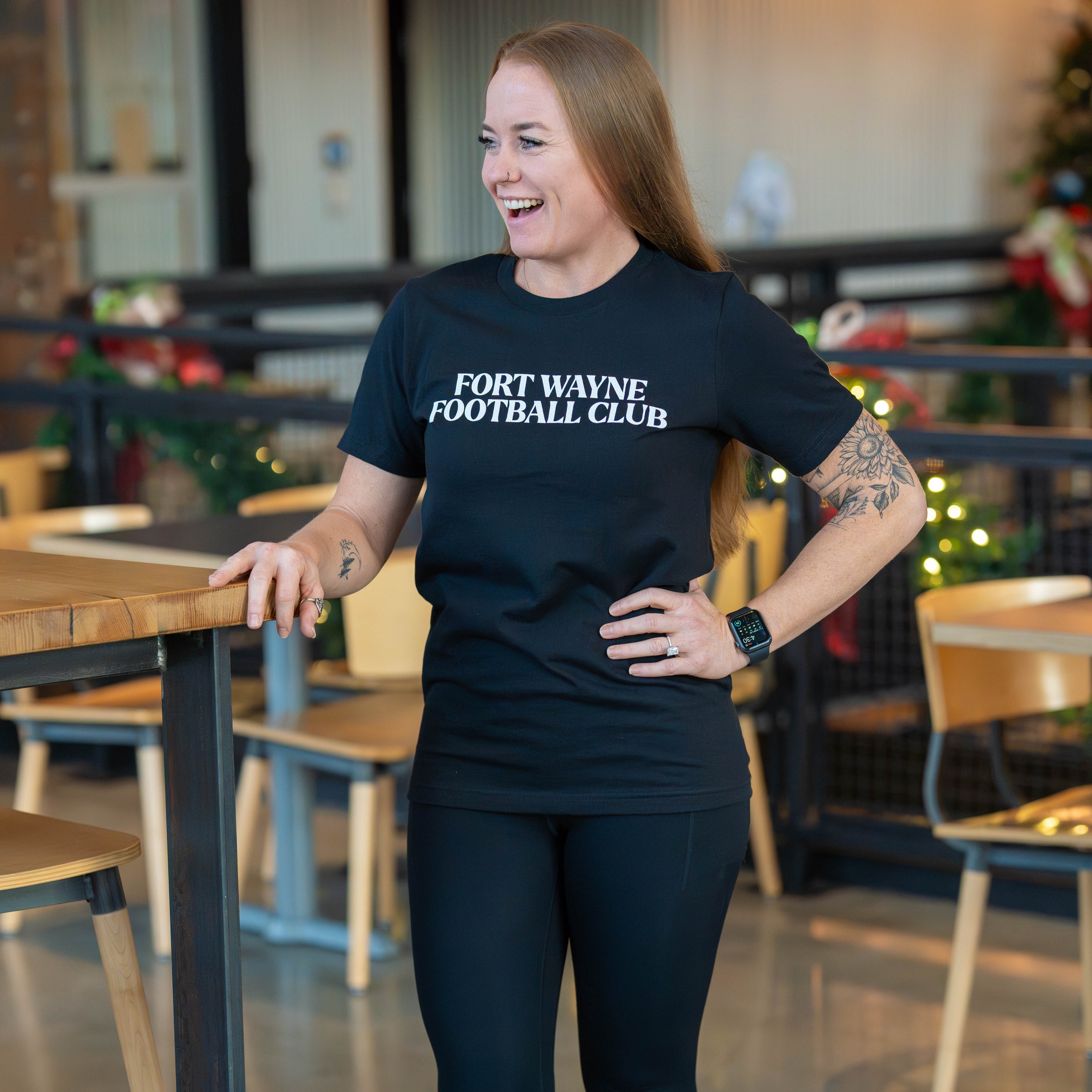 Bold Black Monogram Tee