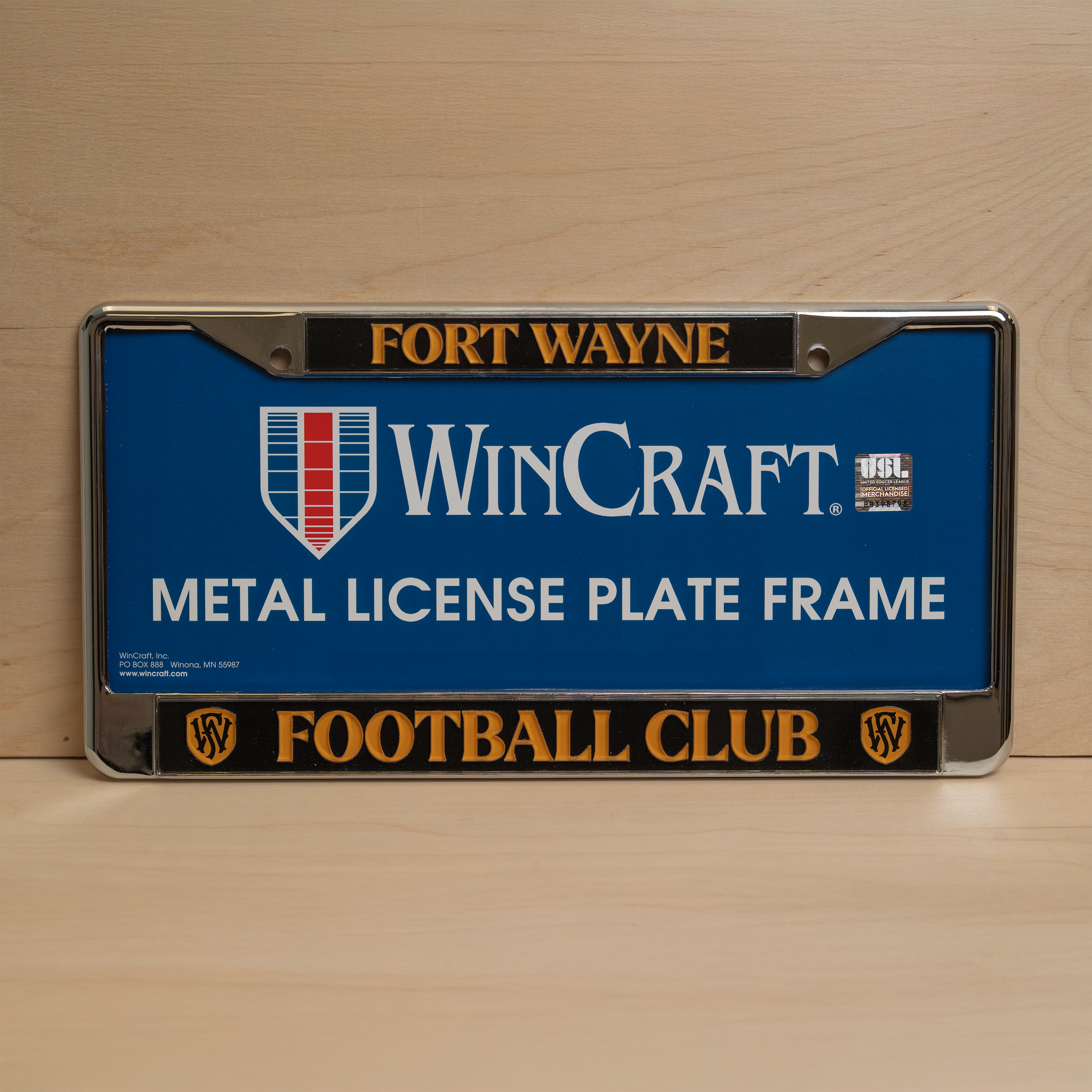Fort Wayne Football Club License Frame