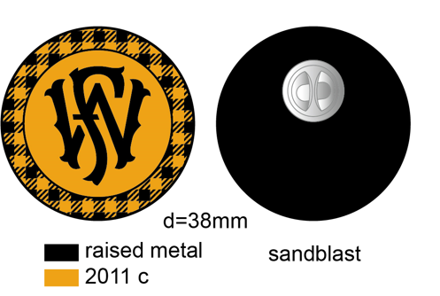 Houndstooth Lapel Pin