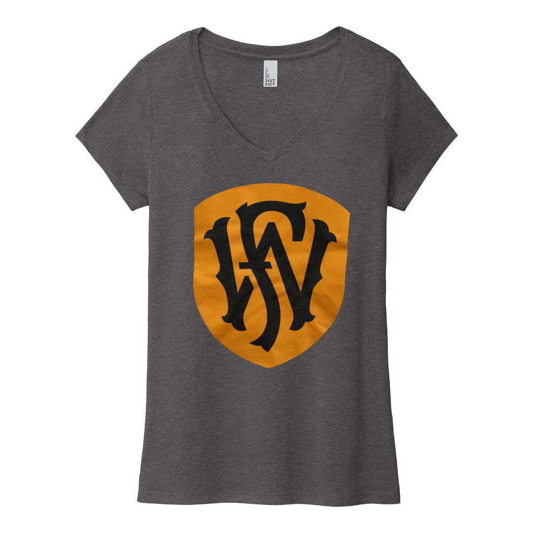 V-Neck Women's Crest Shirt