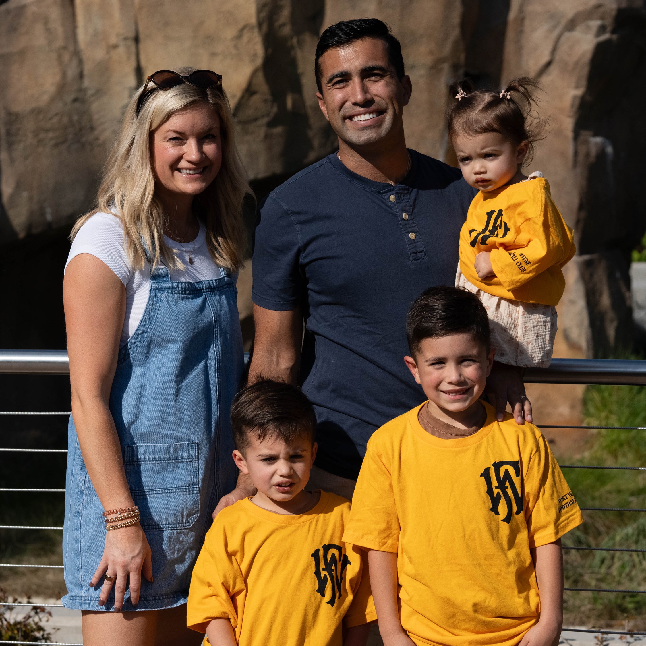 Autumn Gold Monogram Tee (Youth)