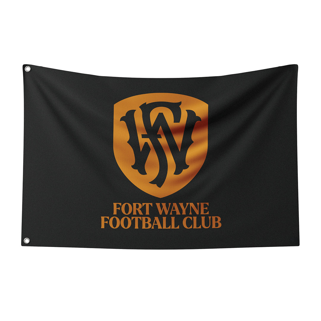Black Fan Flag