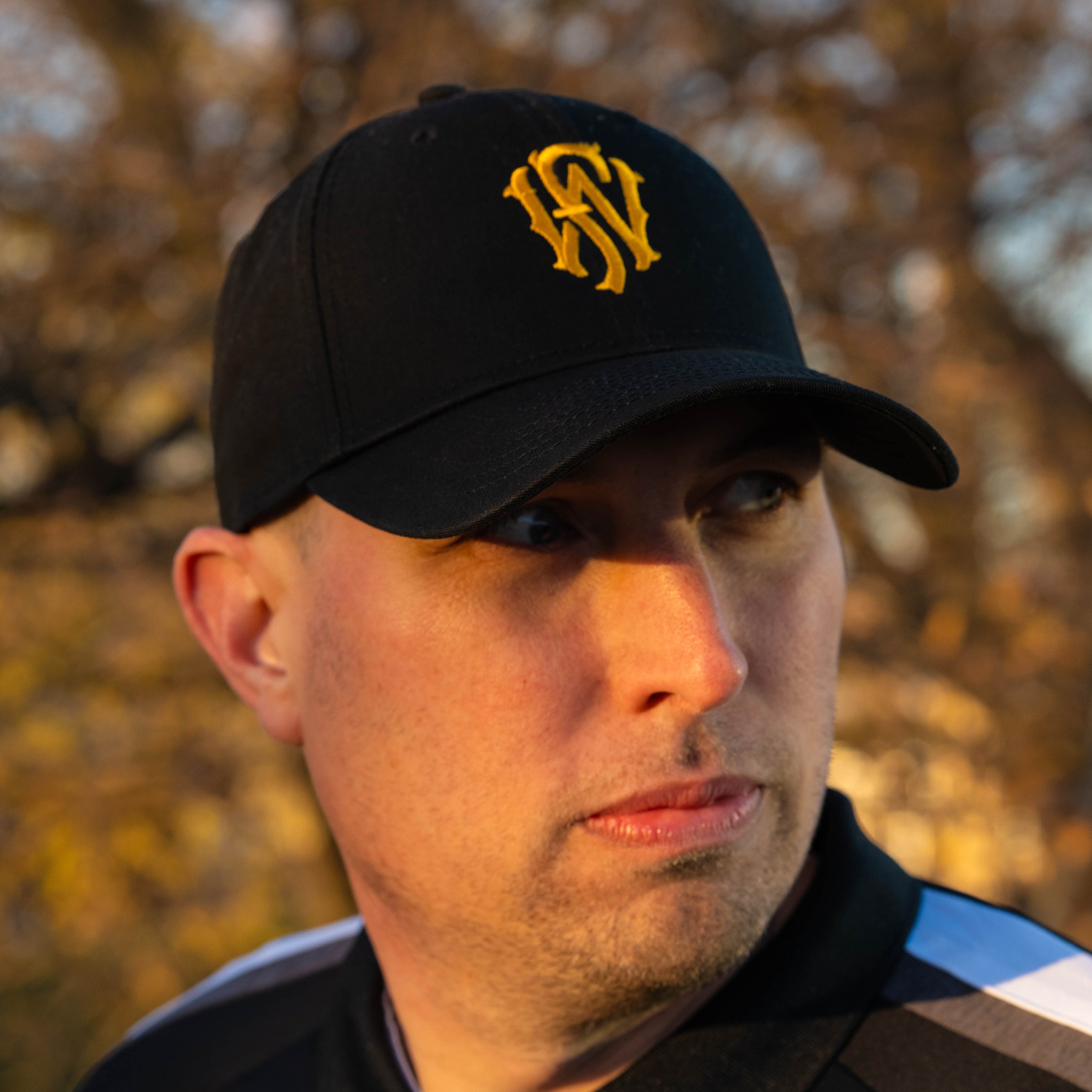 Black Monogram Cap