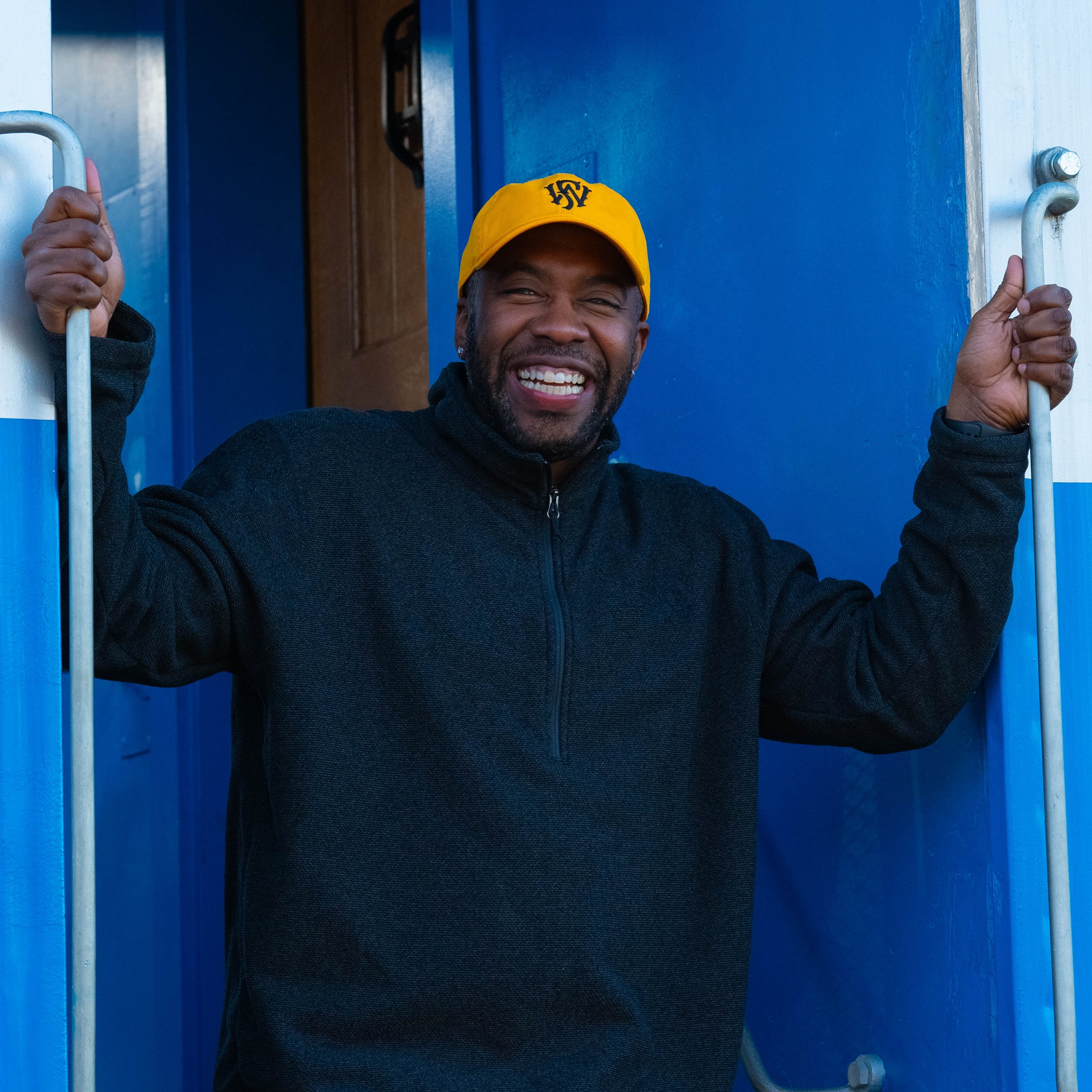 Gold Monogram Dad Hat