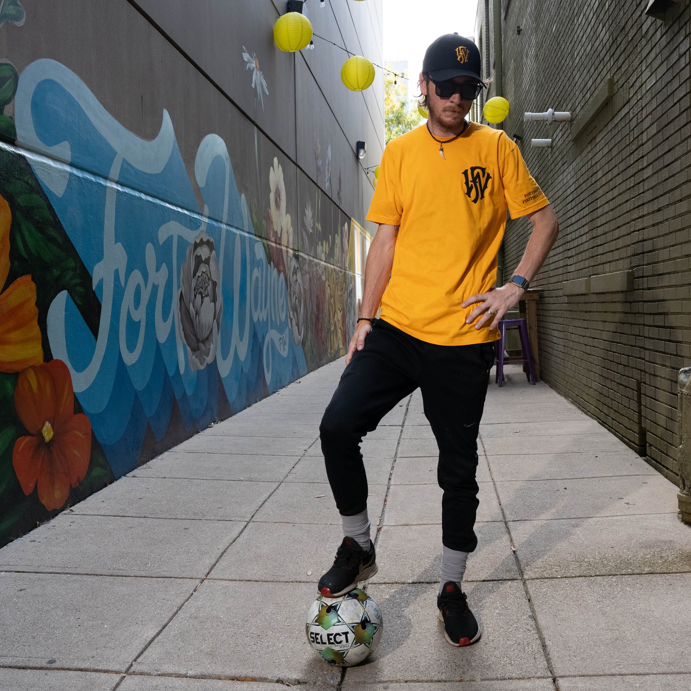 Autumn Gold Monogram Tee (Adult)